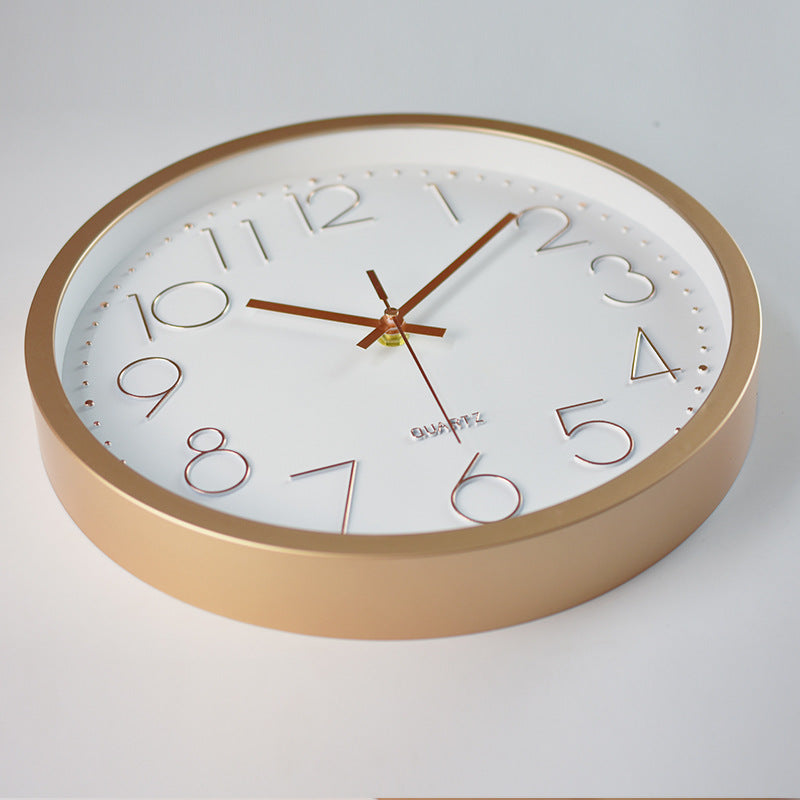 Skorter | Simple Design 3D Silent Classroom Wall Clock 30 cm