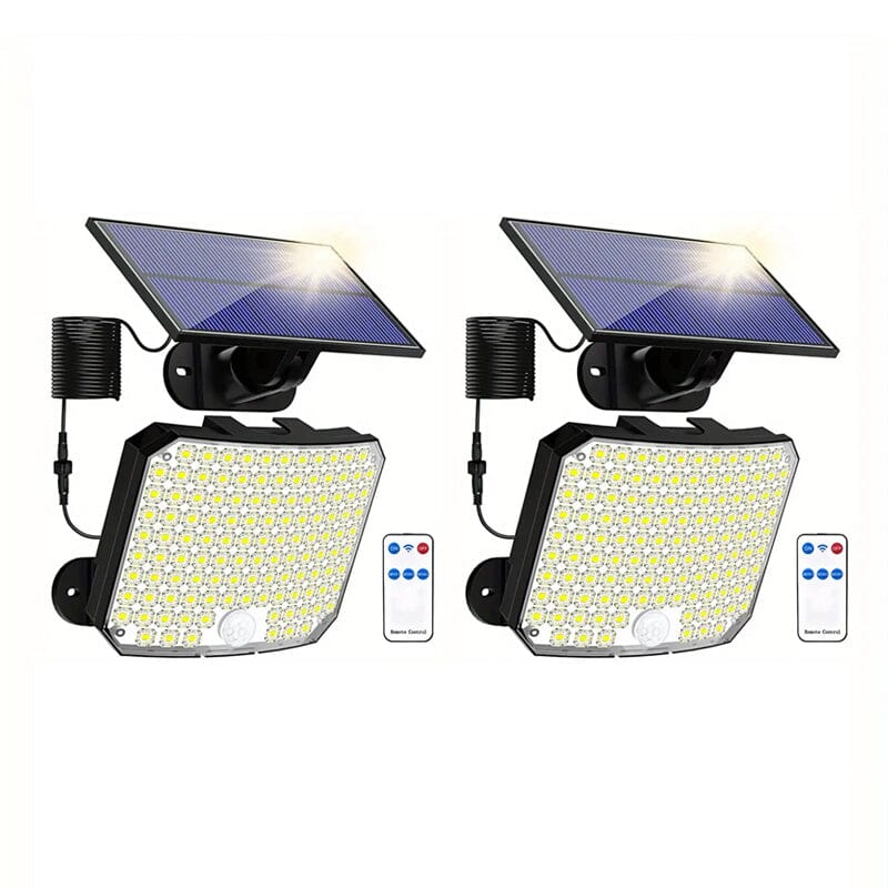 Skorter | 118 LED solar motion sensor floodlight with remote control