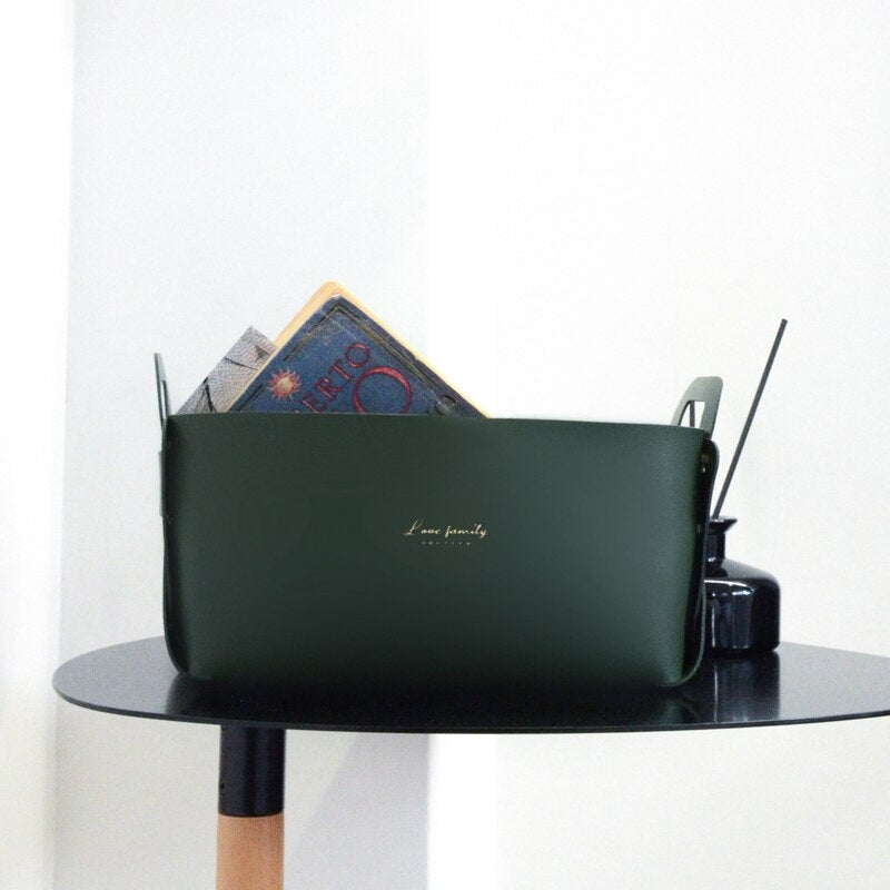 Skorter | Faux leather storage baskets