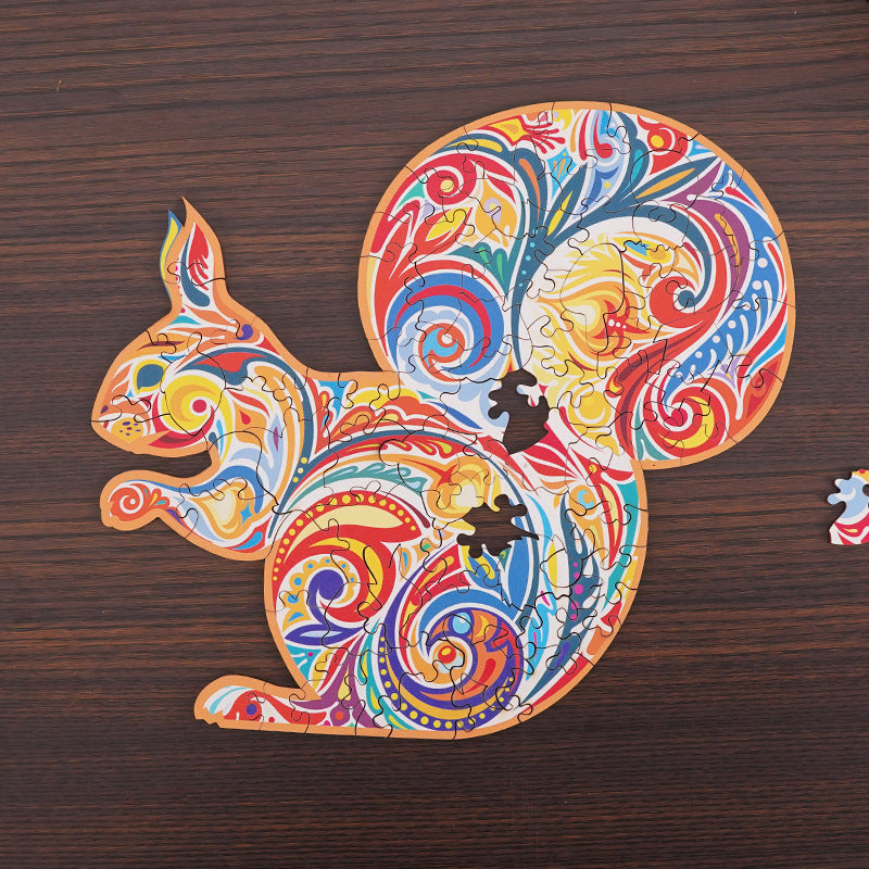 Skorter | Wood Animal-Shaped Puzzles