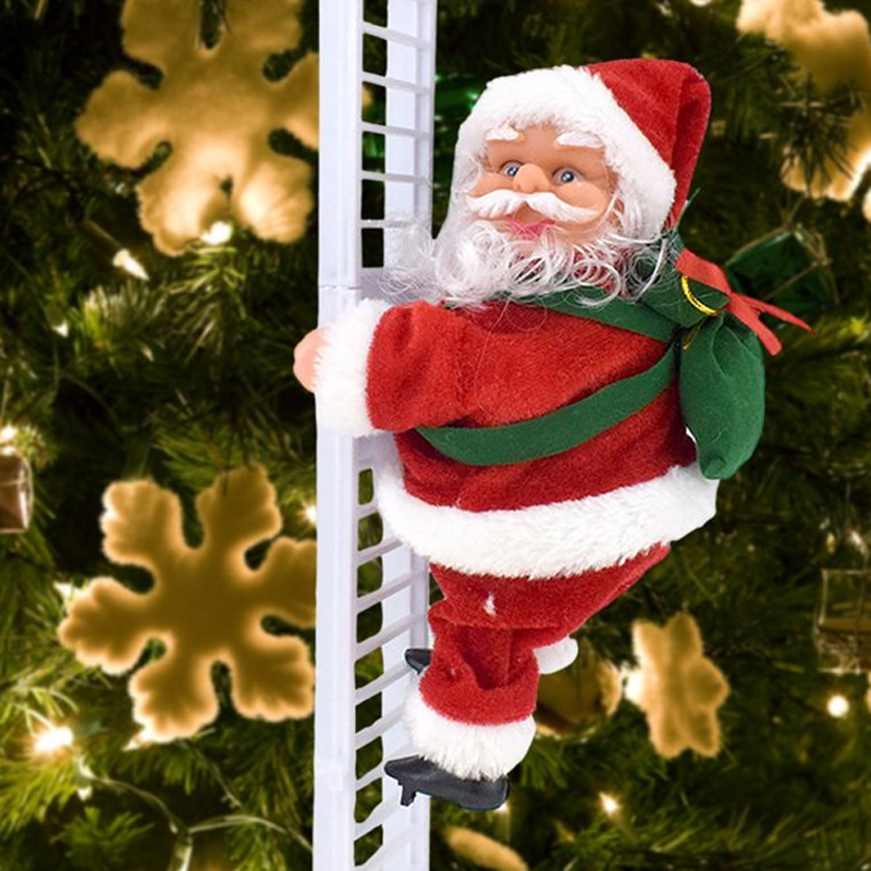 skorter | Electric Santa Claus Climbing Ladder With Music