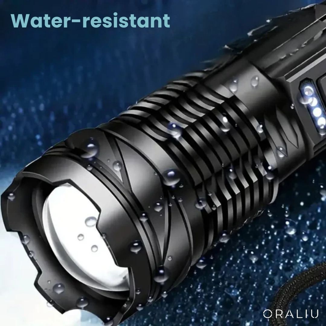 Skorter | Zoomable LED Flashlight – 3KM Range, Ultra Bright & Durable