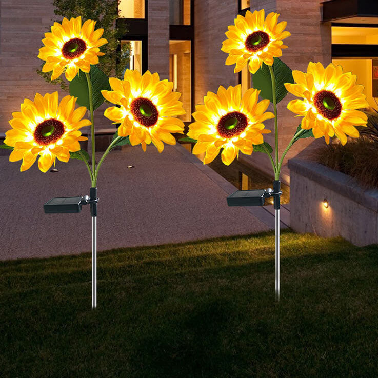 Skorter | Solar Sunflower LED Outdoor Lawn Decorative Ground Stake Light