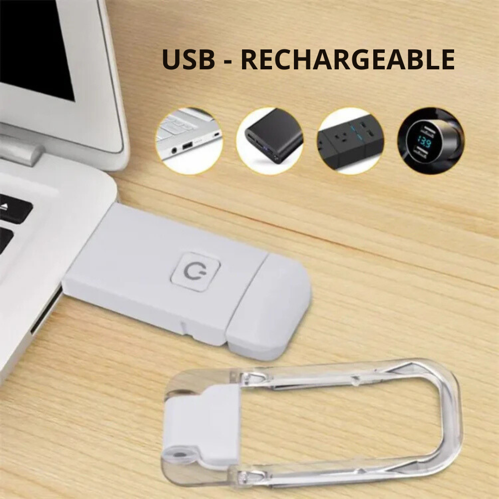 Skorter | Reading Lights - Adjustable LED Clip-on Rechargeable Skorter | Light, USB Powered for Reading in Bed, Best for Bookworms and Kids
