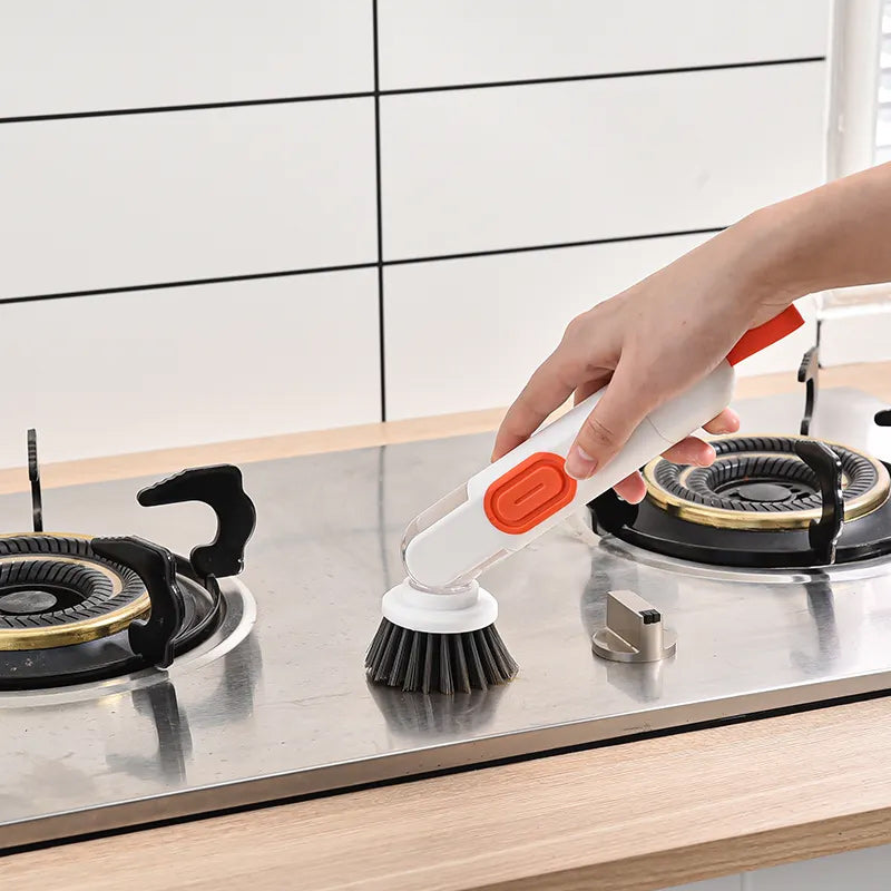 skorter | Multifunctional Long Handle Liquid Filled Cleaning Brush
