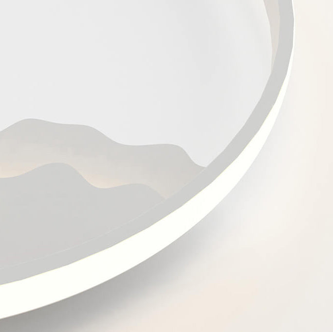 Skorter | WaveGlow - Oval LED wall lamp with wave design