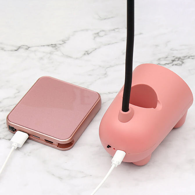 Skorter | BunnyGlow Creative LED Touch Lamp with Pen Holder | USB Charging Function | Desk Lamp | Children's Room Decor