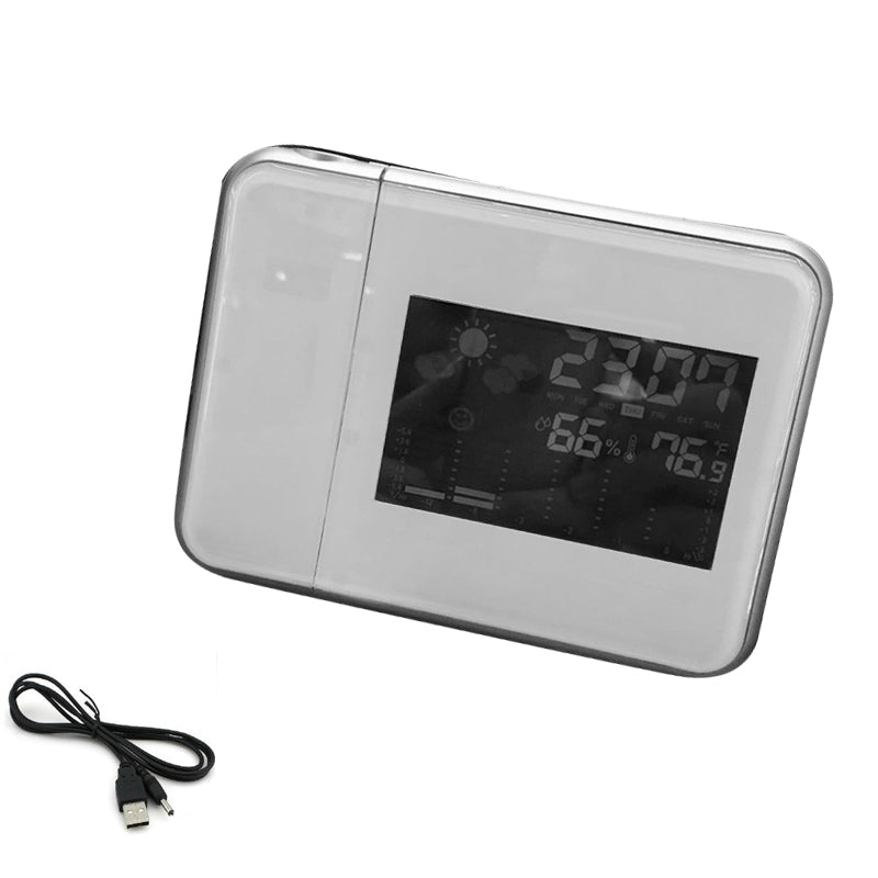skorter | Rotating Projection Color Screen Temperature Electronic Clock