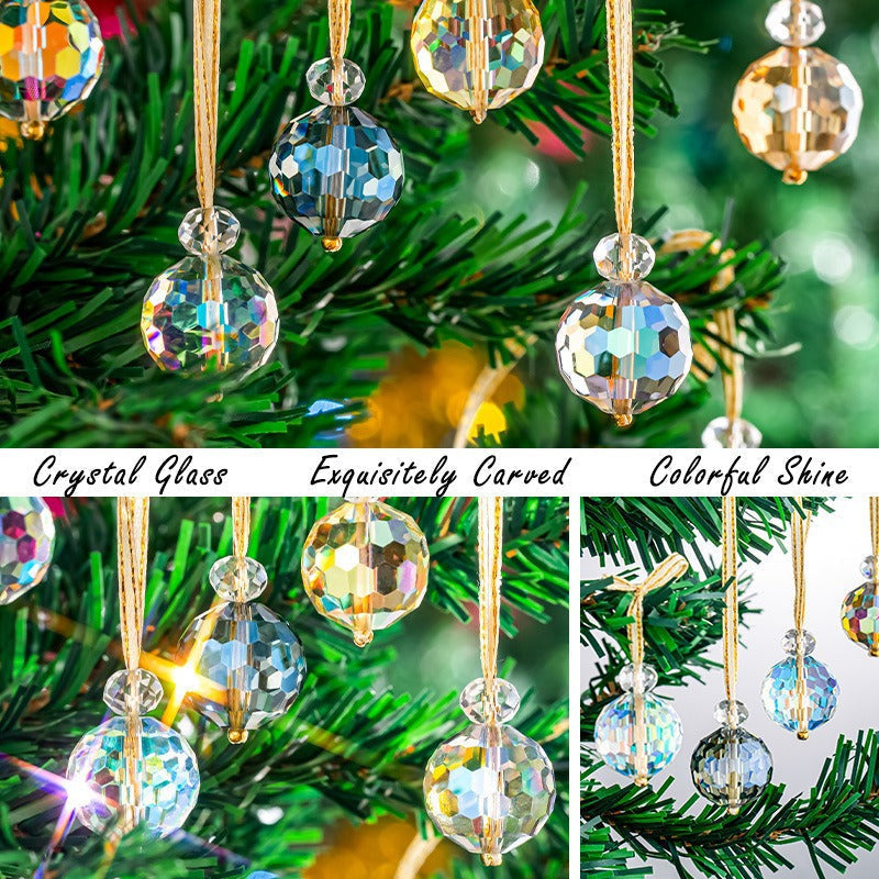 Skorter | 12 Pcs - Christmas Crystal Ball Hanging Ornament