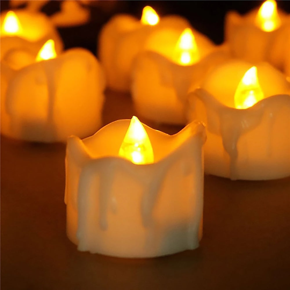 Skorter | 12 pcs - Flameless LED Tealights with remote control