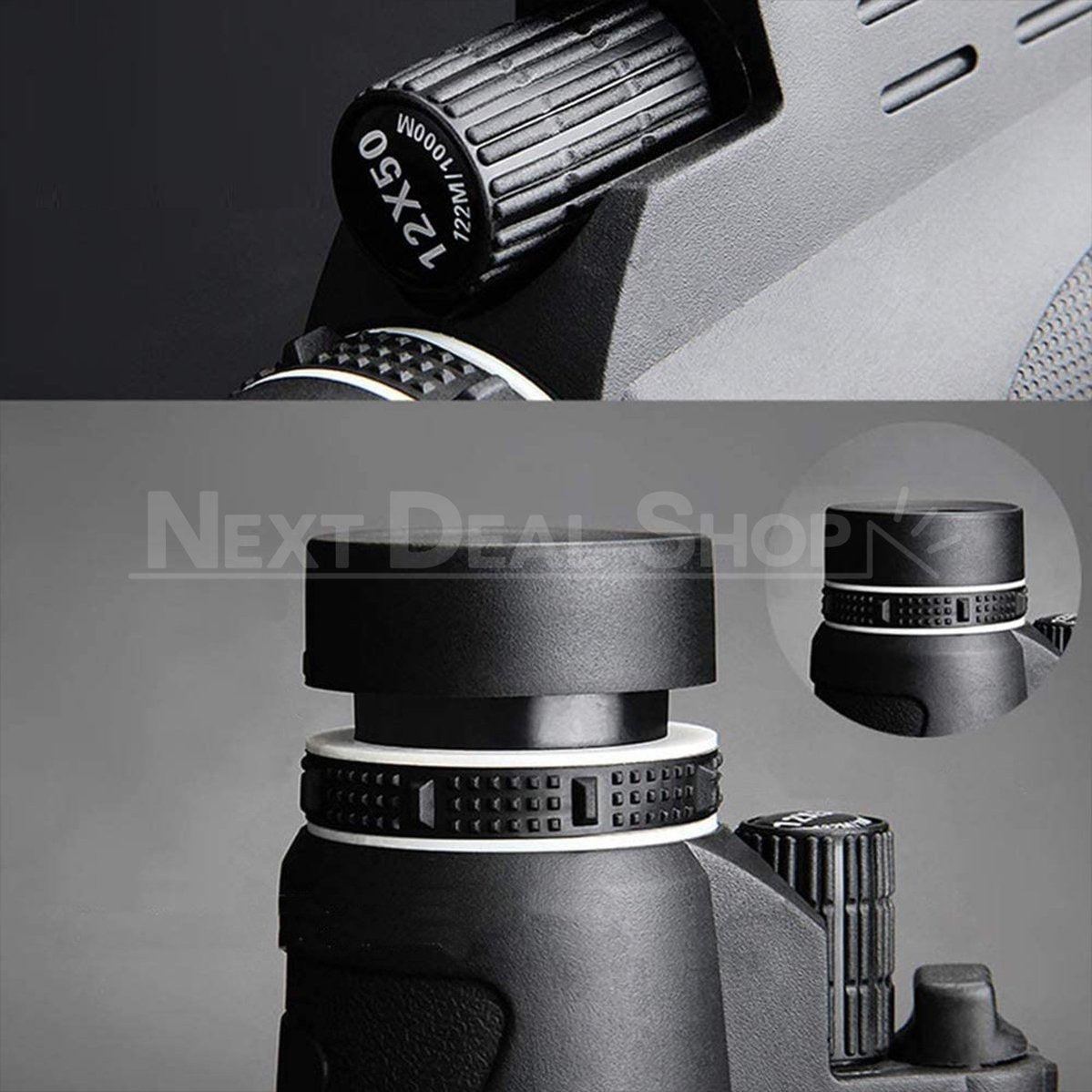 Skorter | 12 X 50 Monocular telescope with laser light and flashlight