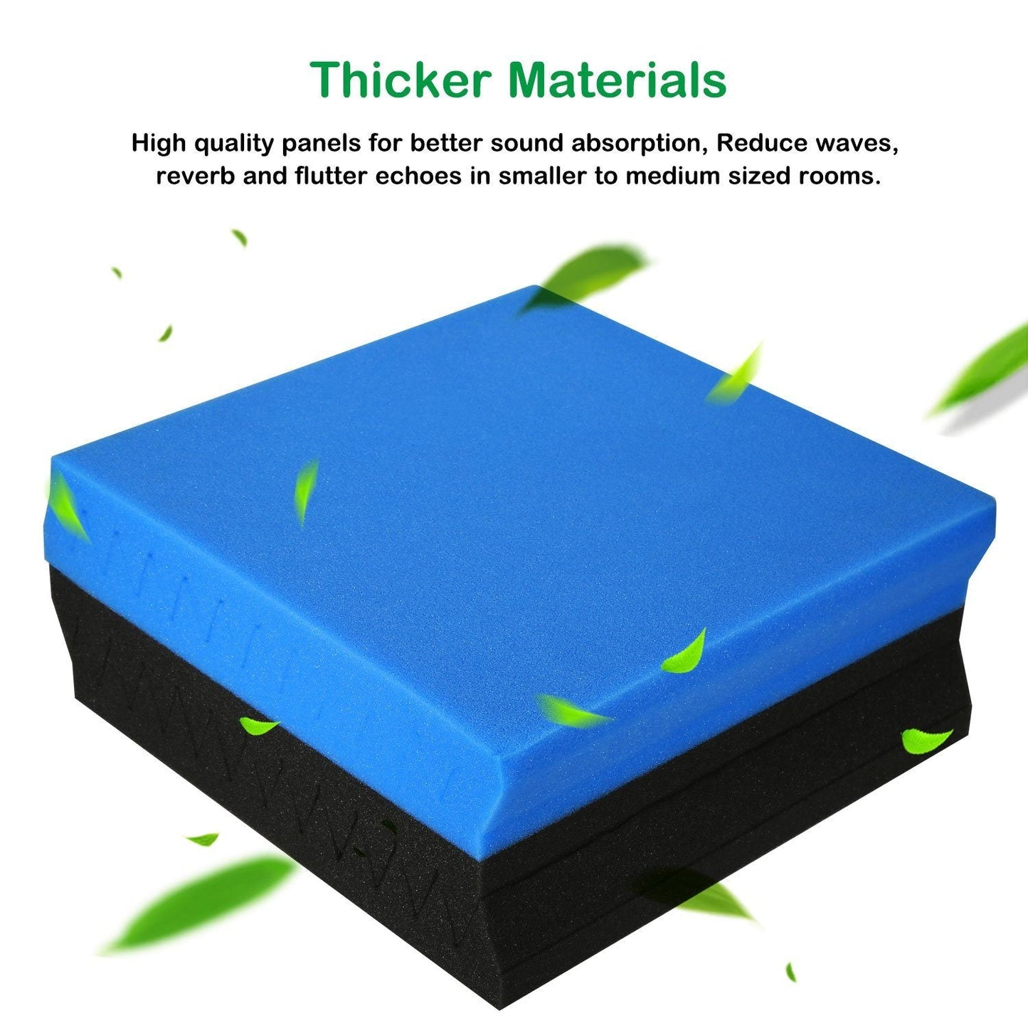Skorter | 12-Pack: Soundproof padding acoustic foam panels