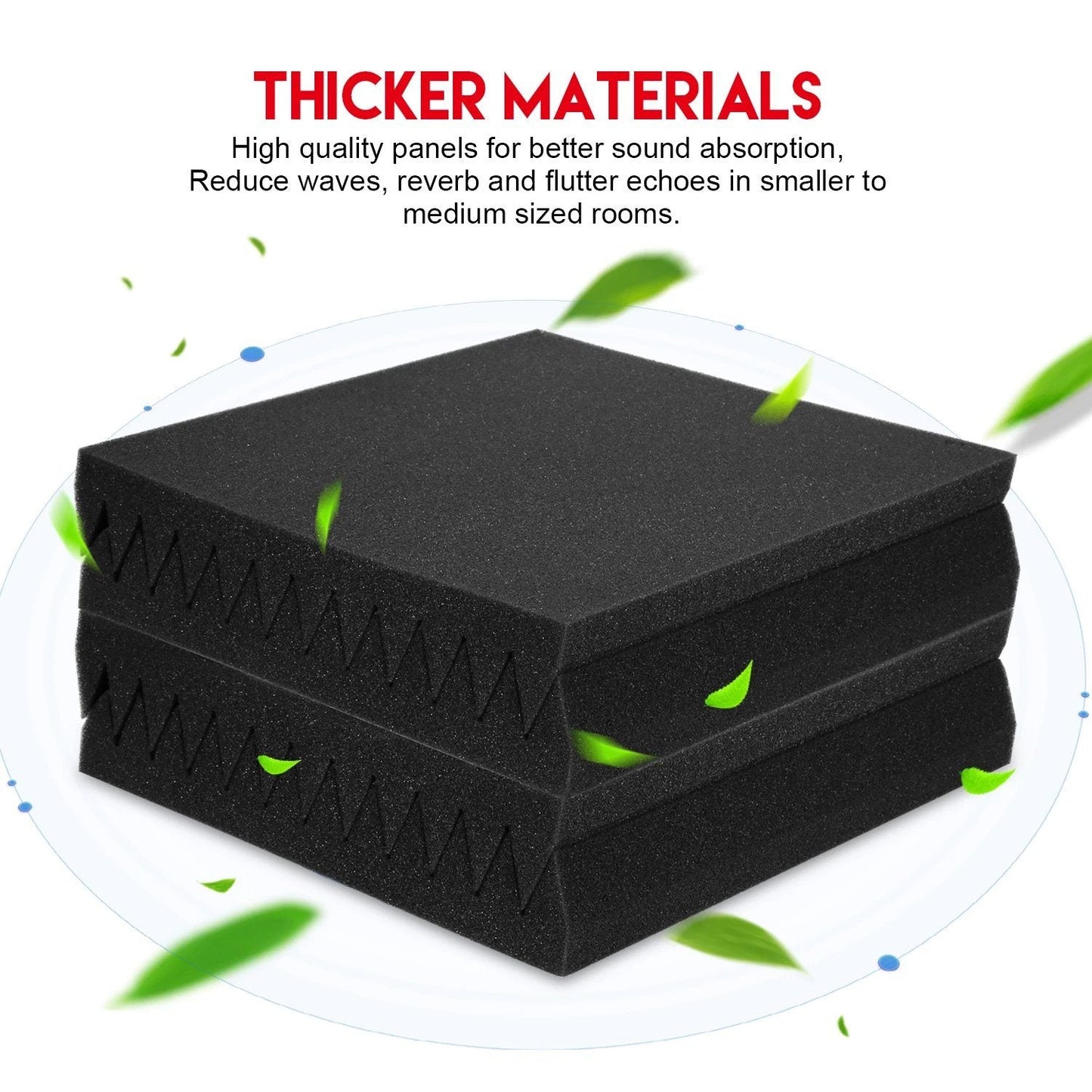 Skorter | 12-Pack: Sound-absorbing Padding Soundproof Foam