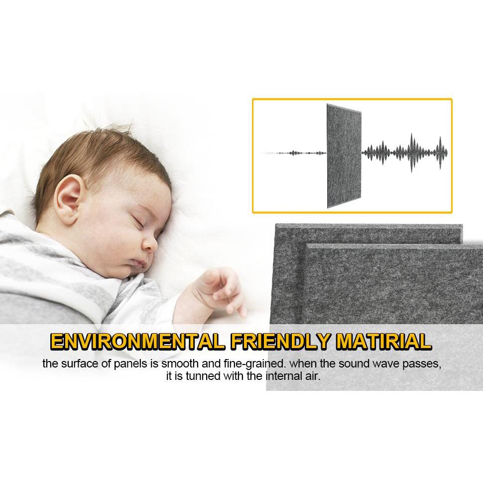Skorter | 12-Pack: AGPtEK Acoustic Absorption Soundproofing Panels