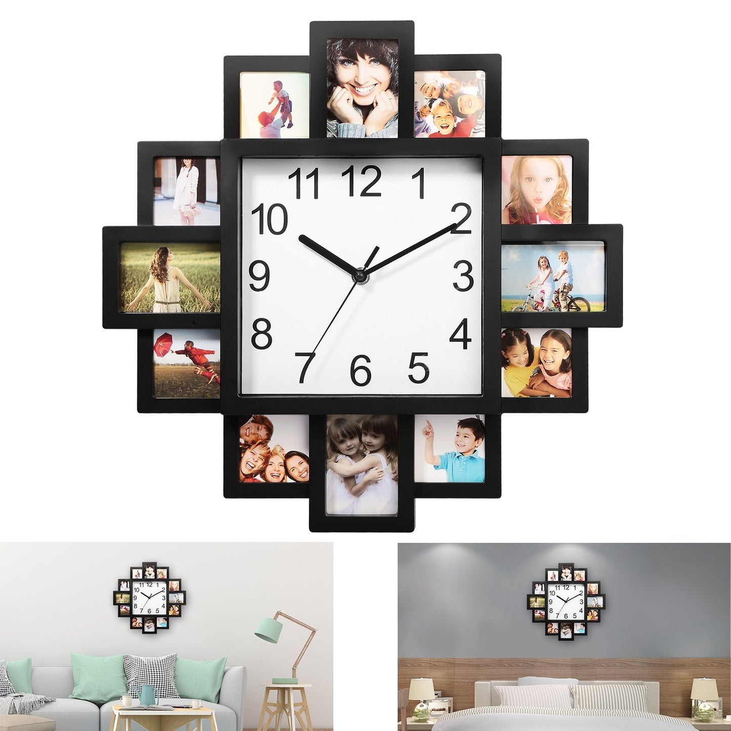 Skorter | 12-picture wall clock