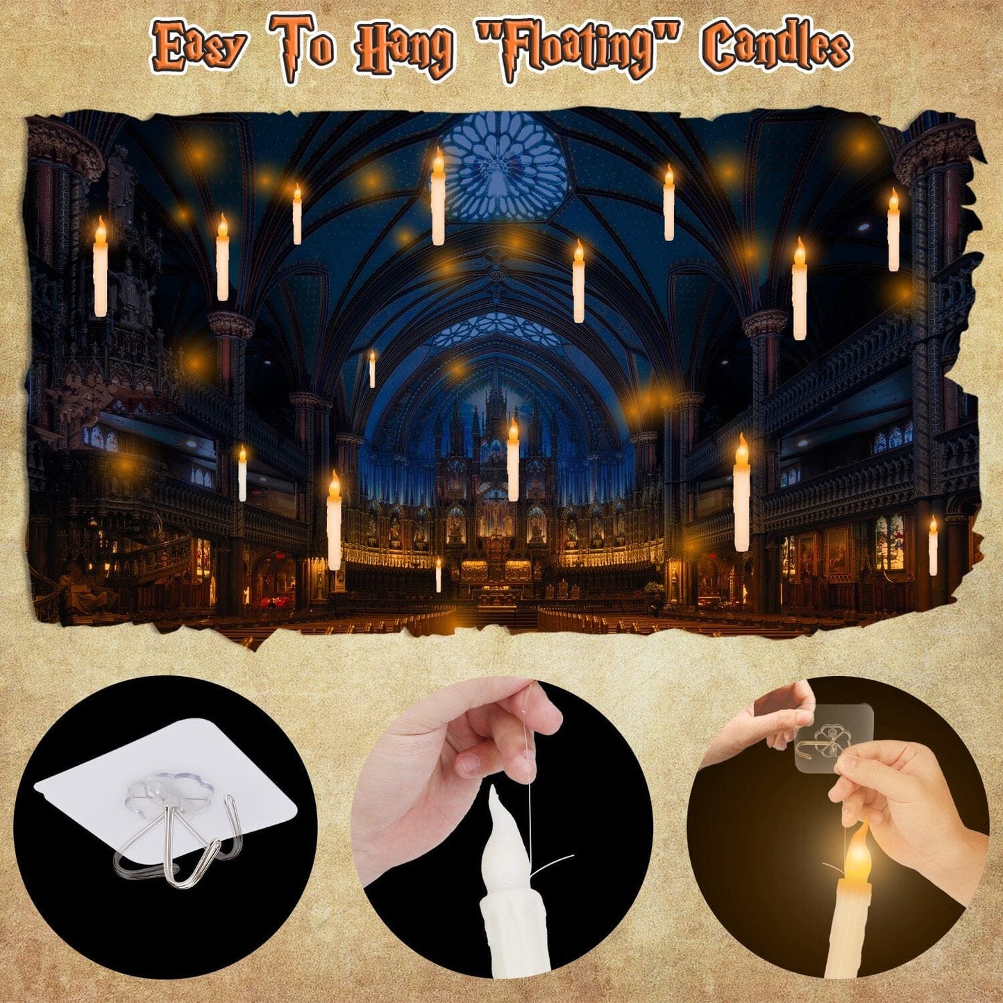 Skorter | 12-Pack: Flameless LED Magic Floating Lights