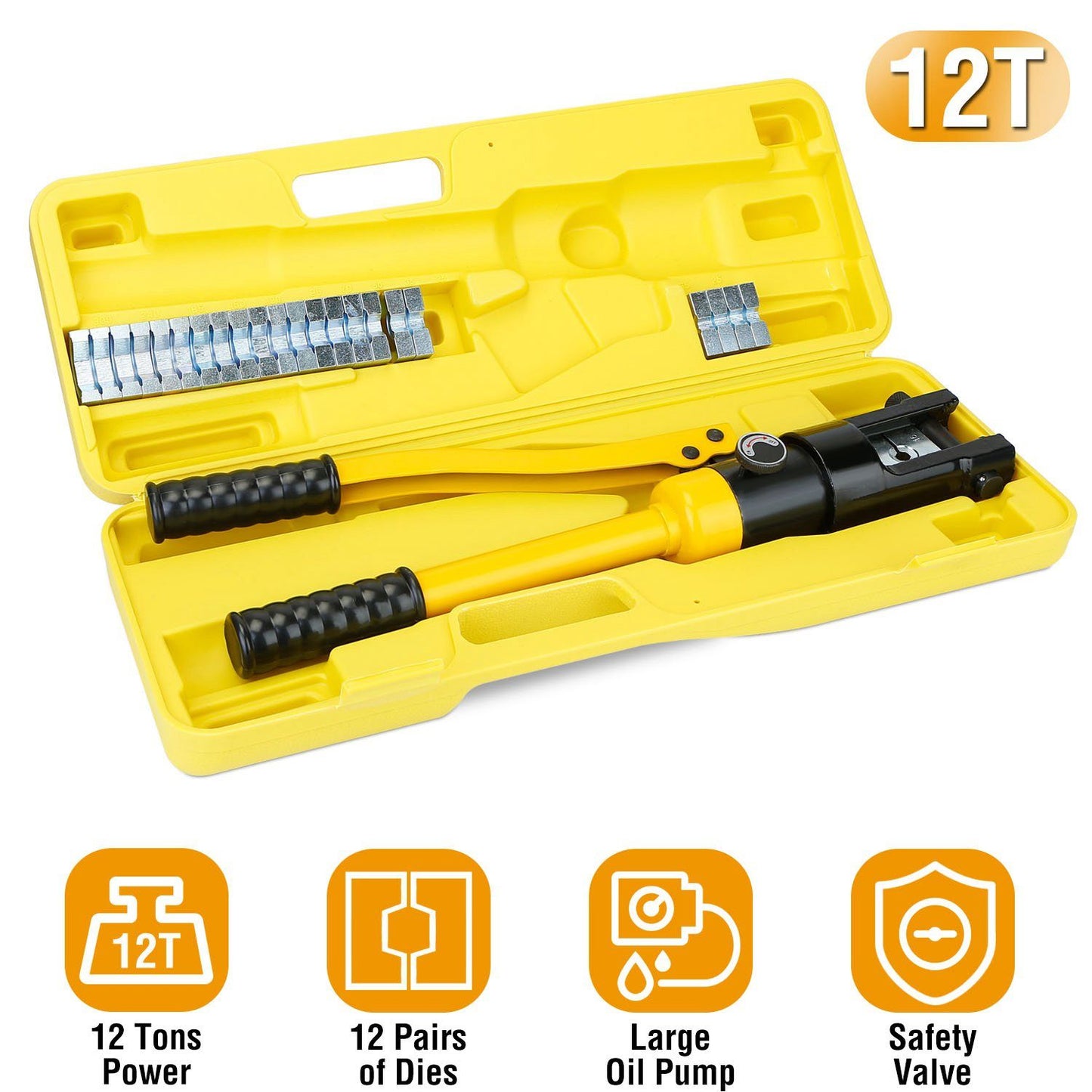 Skorter | 12 Ton Hydraulic Cable Puller