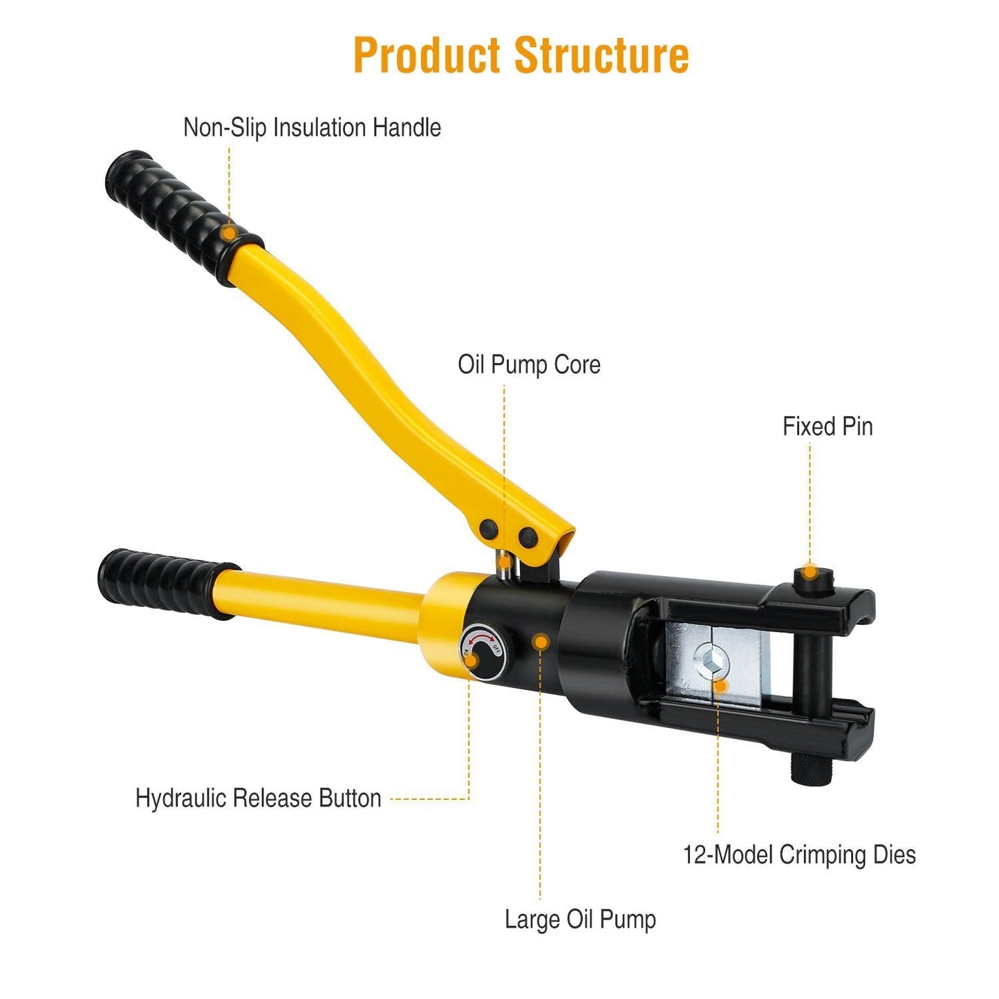 Skorter | 12 Ton Hydraulic Cable Puller