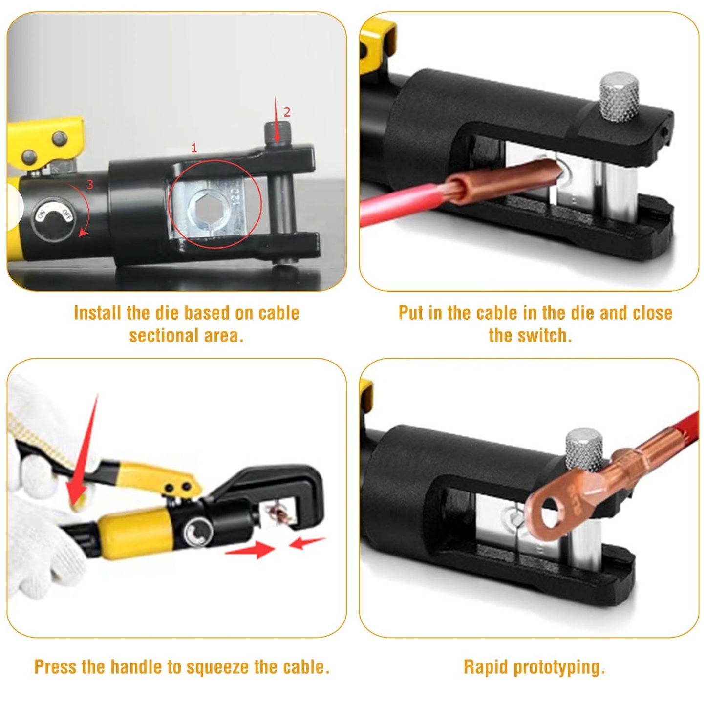 Skorter | 12 Ton Hydraulic Cable Puller
