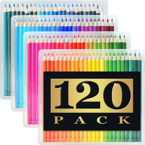 Skorter | 120-Pack: Water-soluble Colored Pencil Set