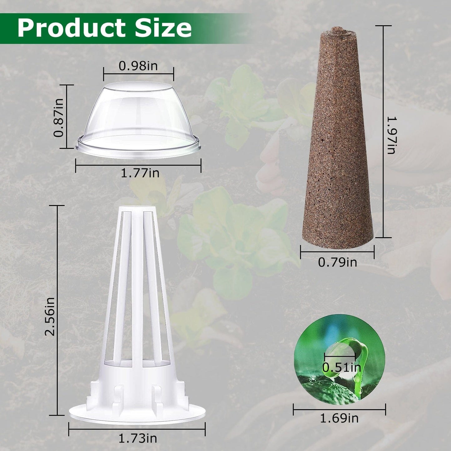 Skorter | 120-pieces: Seed Holder Kit