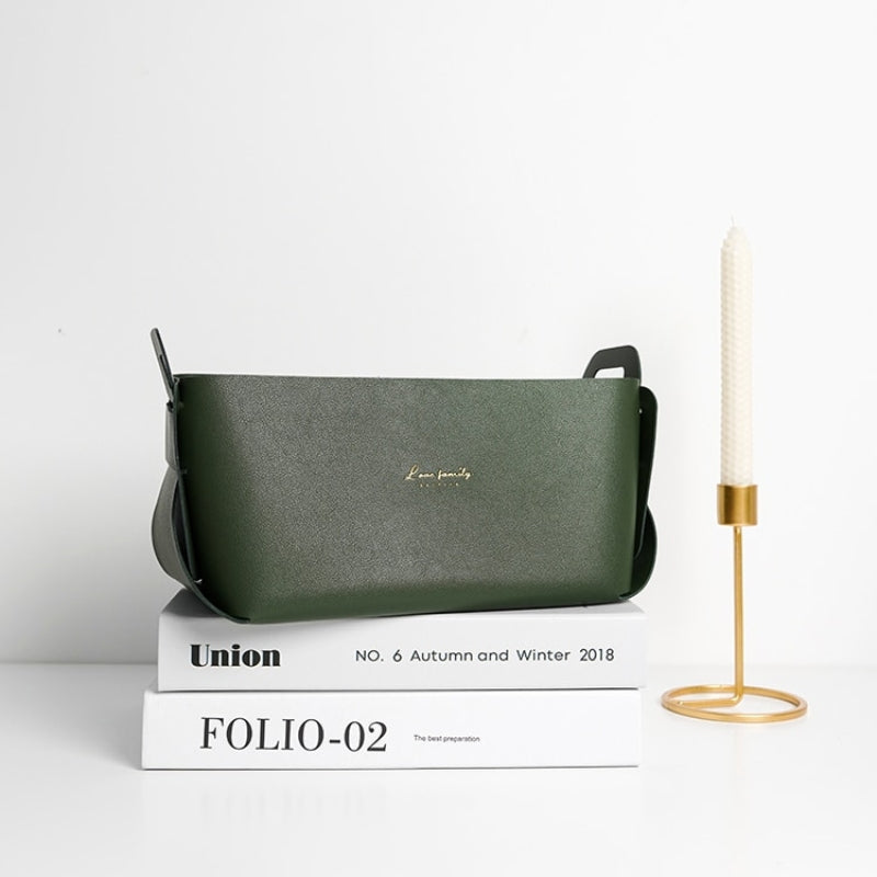 Skorter | Faux leather storage baskets