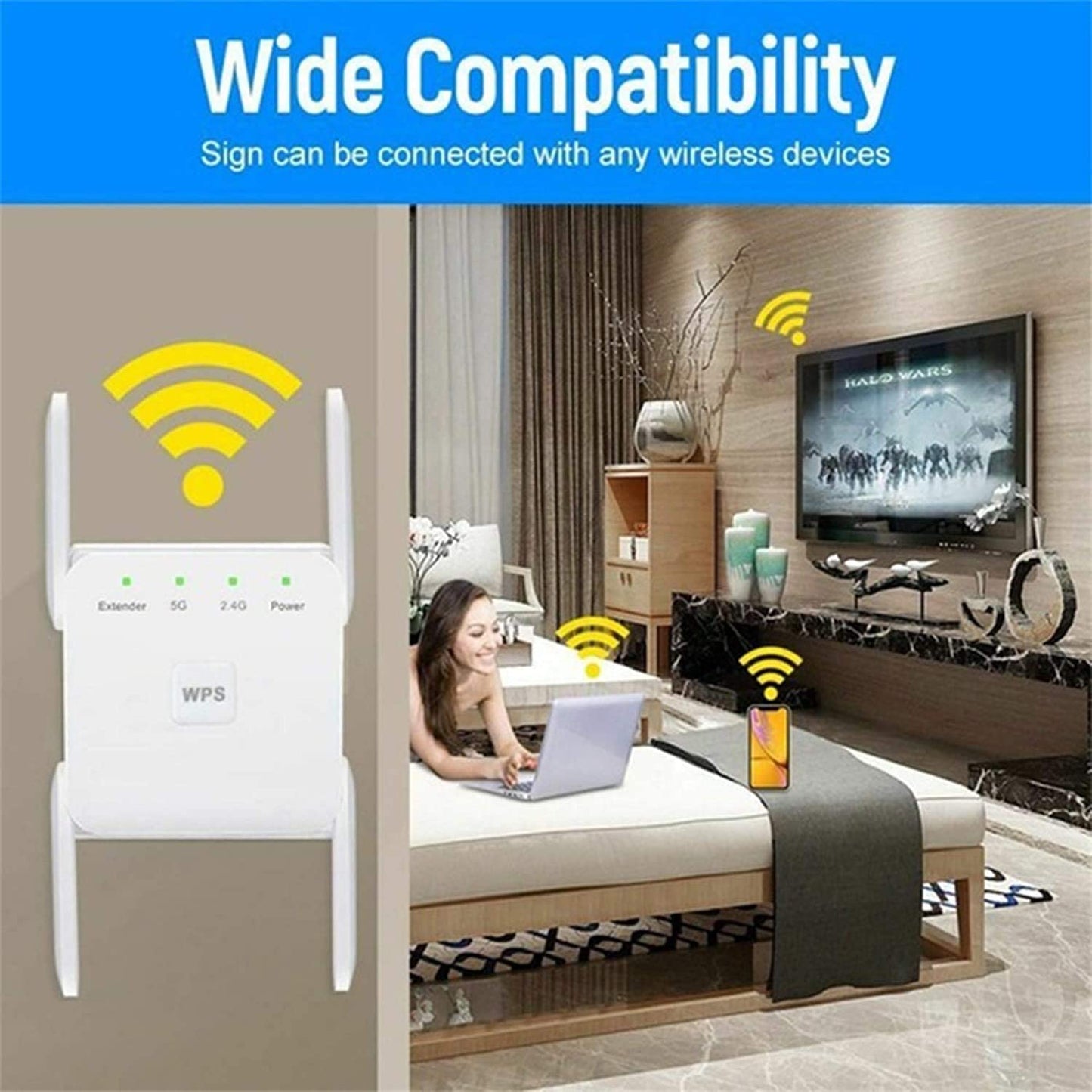 Skorter | 1200Mbps WiFi range extender