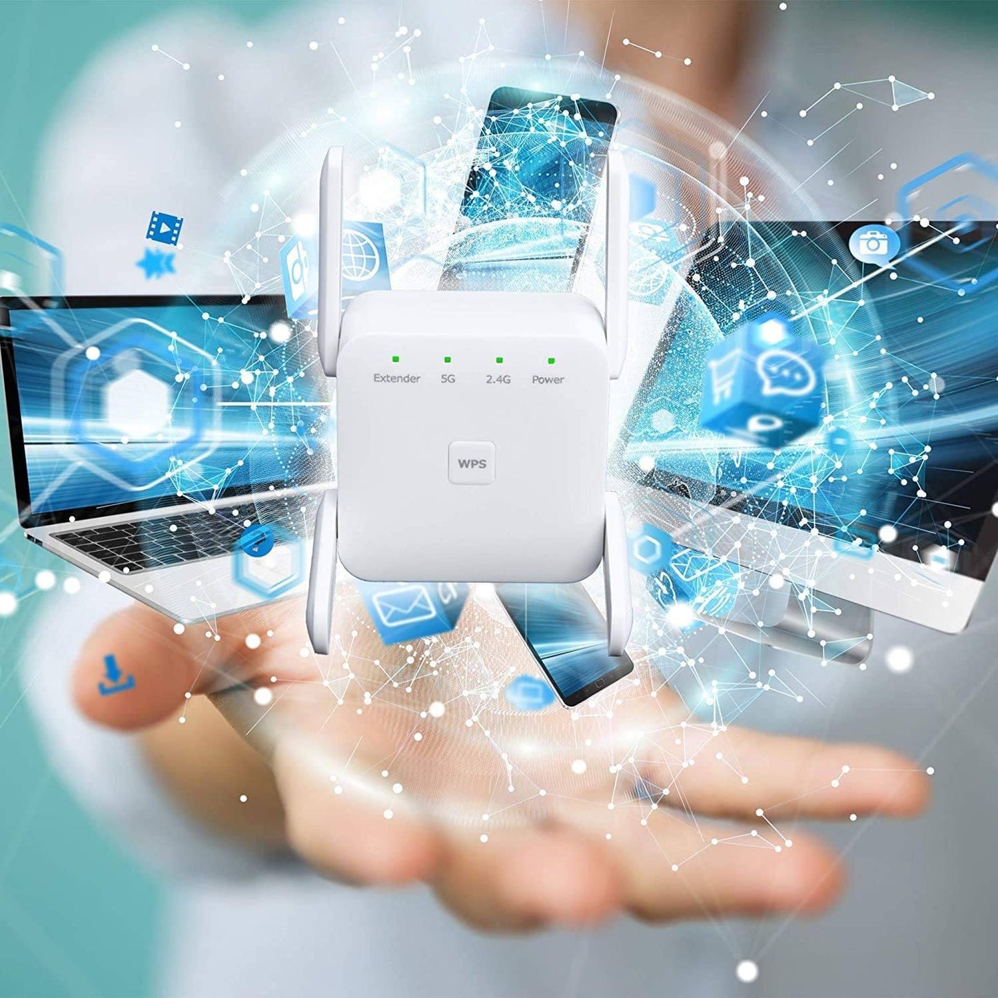 Skorter | 1200Mbps WiFi range extender