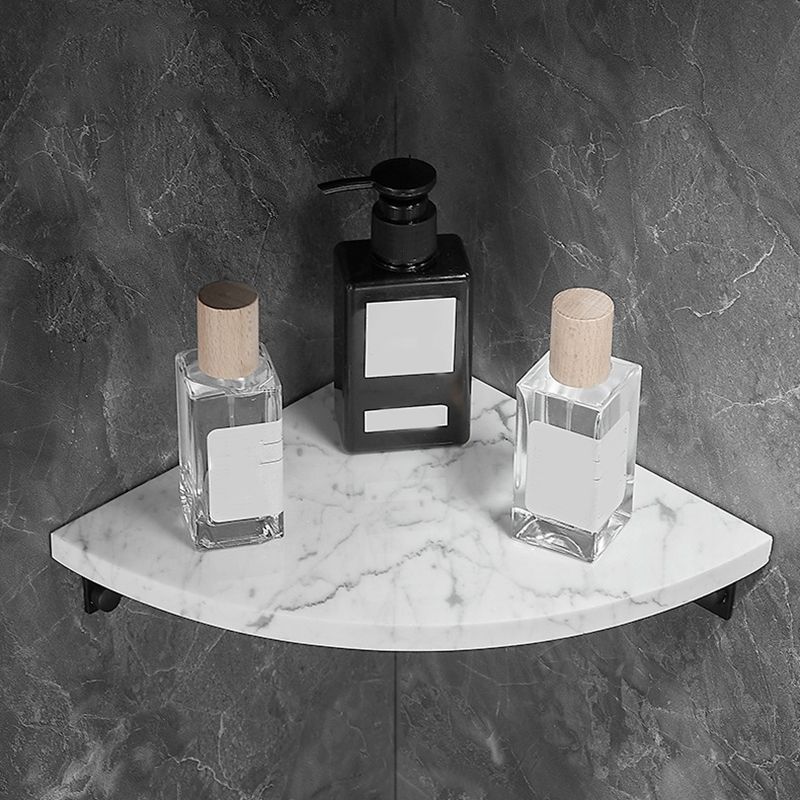 Skorter | Metal and Marble Bathroom Hardware Set as a Single Piece or as a Set in Black