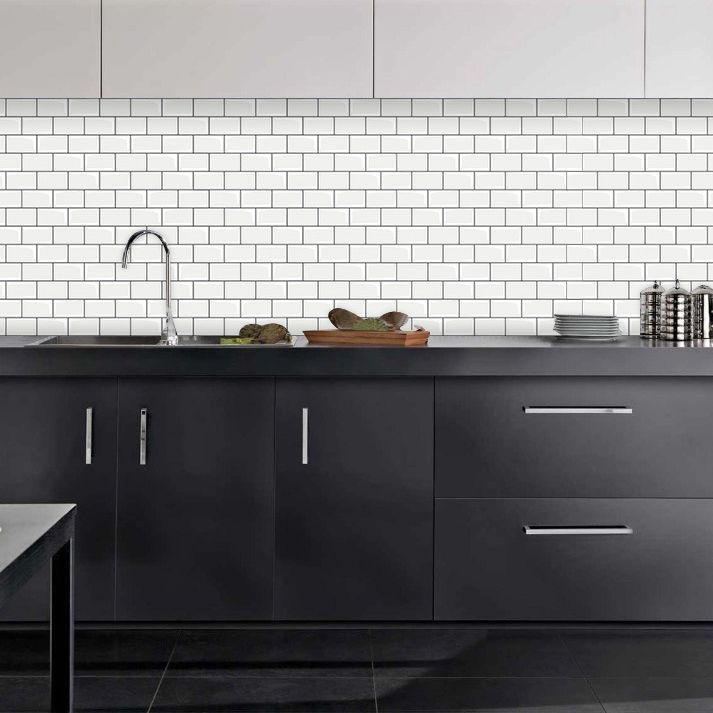 Skorter | 12"x 12" Resin Mosaic Tiles Square Self-adhesive Tiles for Backsplash & Wall Tile