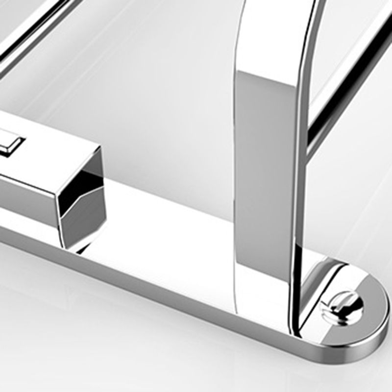 Skorter | Chrome Modern Bathroom Hardware Set Stainless Steel Towel Hook/Towel Bar & Bath Shelf