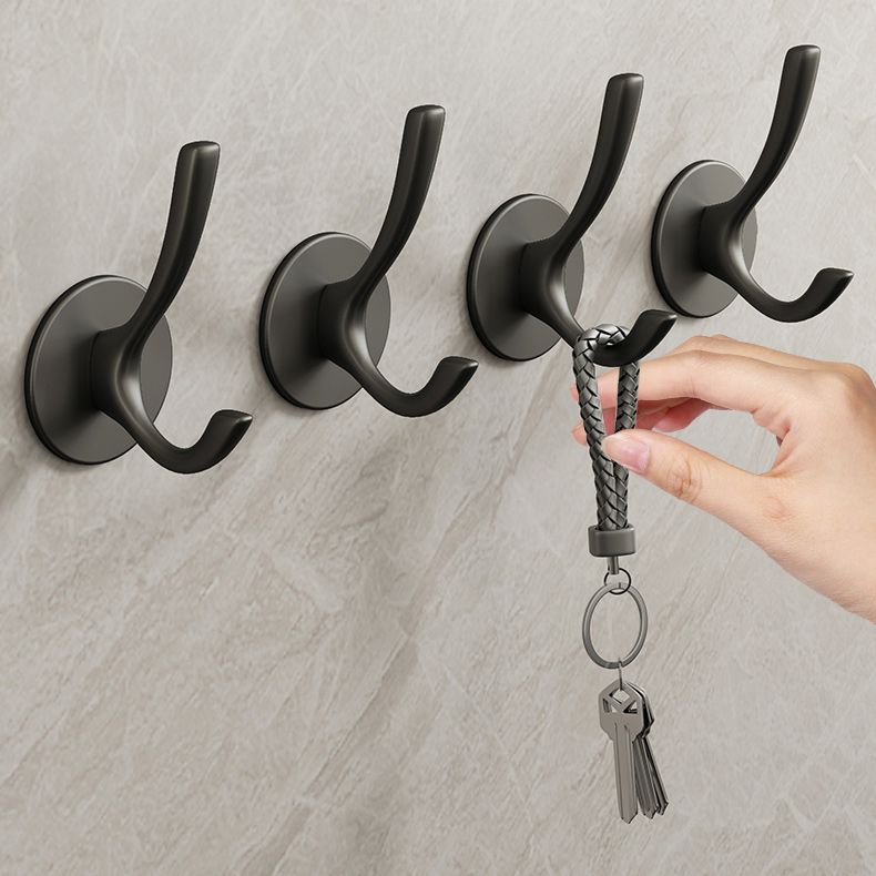Skorter | 10-piece Bathroom Accessory Set Modern Matte Grey Bathrobe Hooks