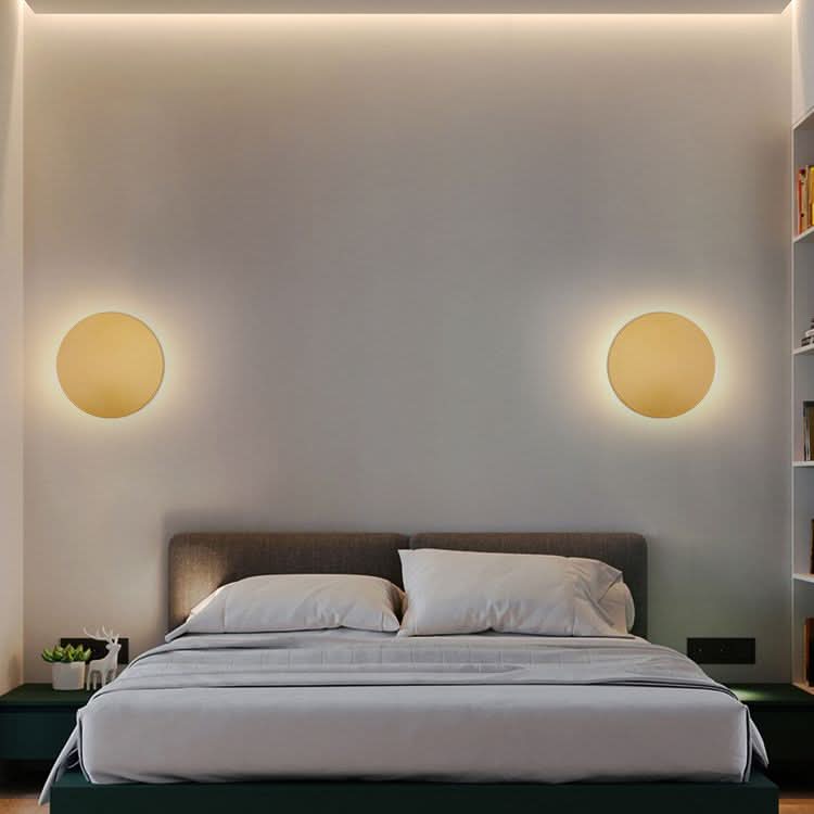 Skorter | GlowNight Metal Round LED Wall Light