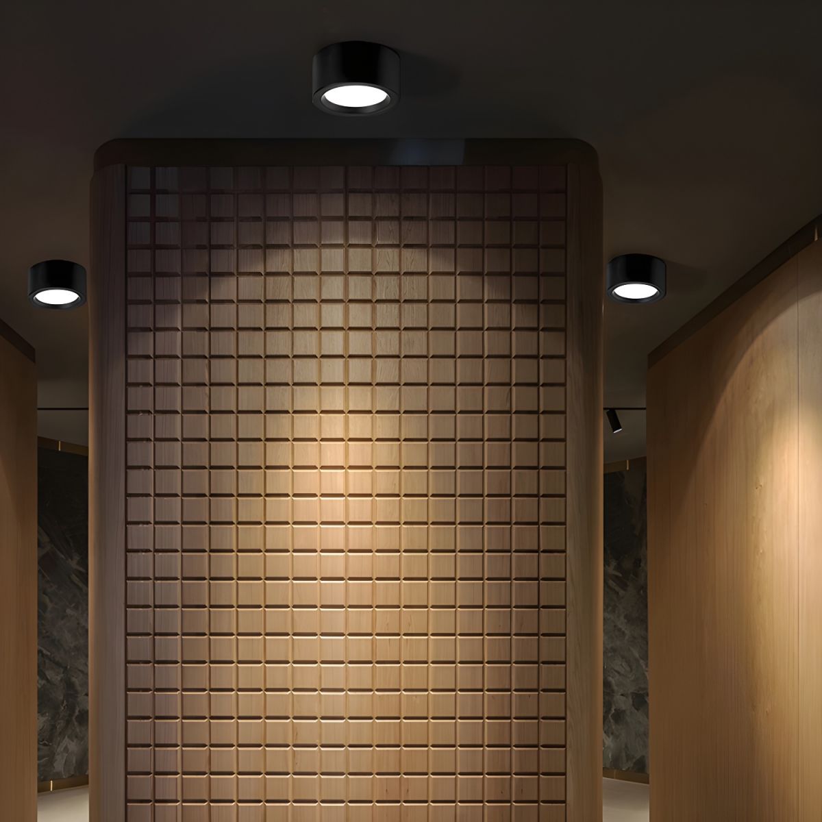 Skorter | LED Flush Mount Ceiling Light - Nordic Style Fixture for Indoor Spaces & Modern Home Decor