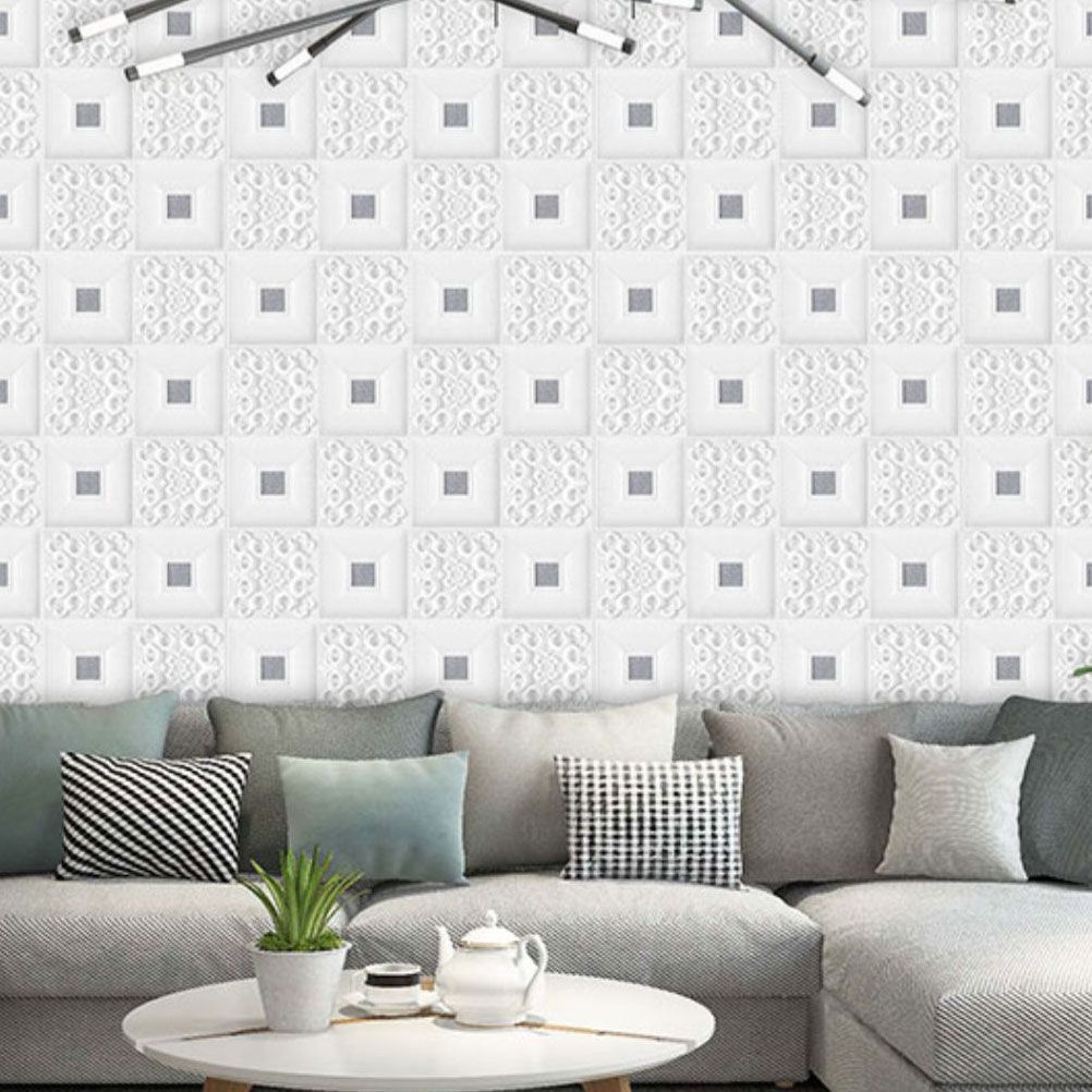 Skorter | Modern Tin Wall Panel Smooth Wall Ceiling XPE Cotton Set of 1