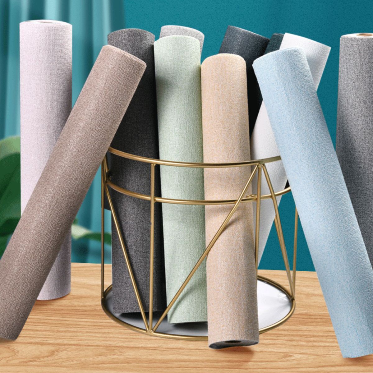 Skorter | Modern Pearl Wainscoting Flax Wall Access Panel Self-Adhesive Wall Panels