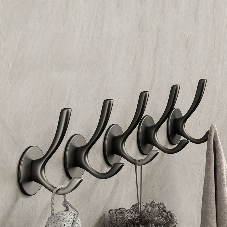 Skorter | 10-piece Bathroom Accessory Set Modern Matte Grey Bathrobe Hooks