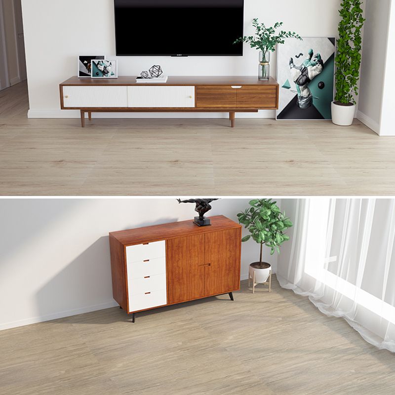 Skorter | Modern PVC flooring Peel and Stick wood look embossed vinyl floor tiles
