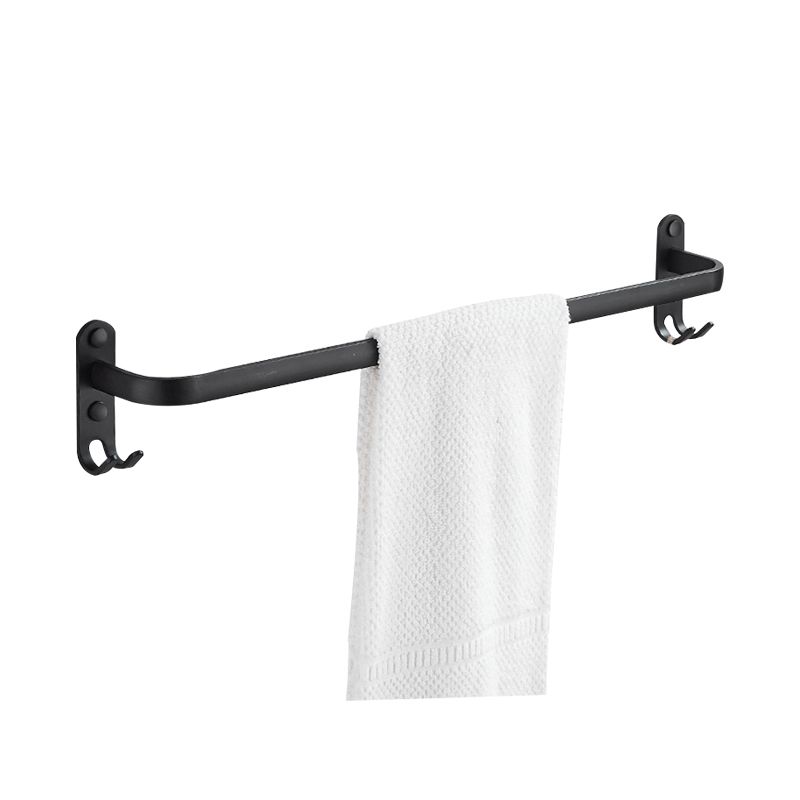 Skorter | Modern black aluminum bathroom furniture set towel bar bathroom fittings