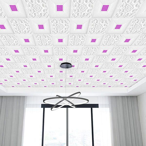 Skorter | Modern Tin Wall Panel Smooth Wall Ceiling XPE Cotton Set of 1