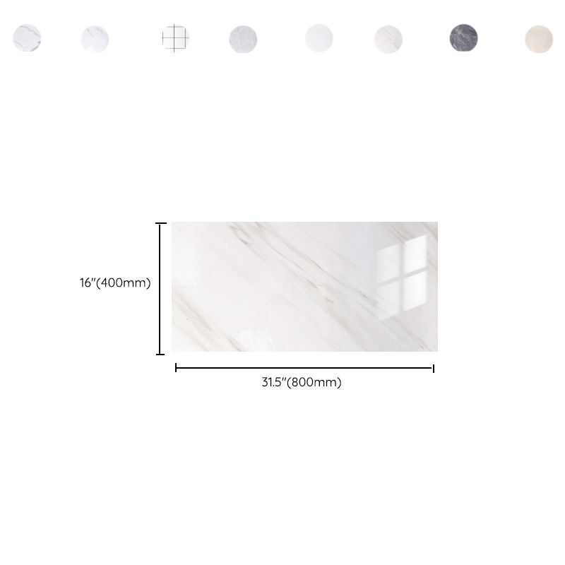 Skorter | 10-Pack PVC rectangular Peel and Stick Tiles Kitchen and Bathroom Backsplash
