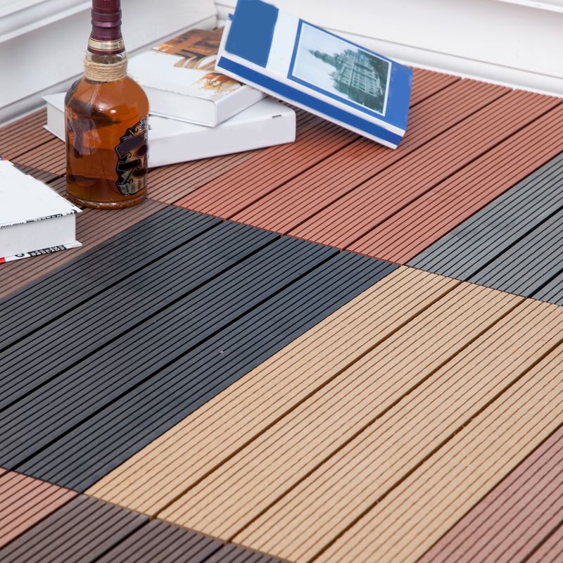 Skorter | 12" X 24" Deck/Pavement Floor Tiles 4-Slat Decking Tiles