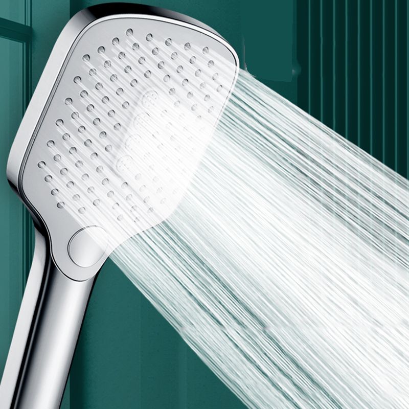 Skorter | Rectangular Self-Cleaning Hand Shower Adjustable Spray Pattern Wall-Mounted Hand Shower