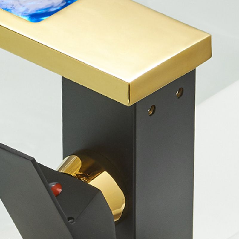 Skorter | Modern Waterfall Spout Sink Faucet with LED Brass Sink Faucet