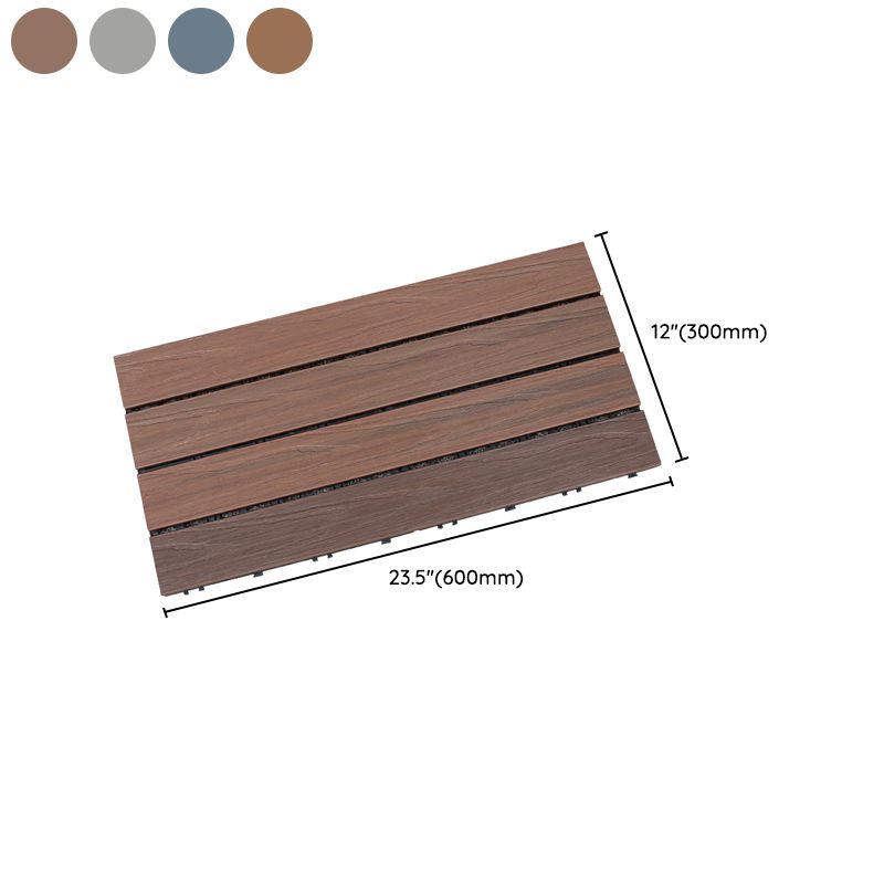 Skorter | Square Click Paver Tiles Striped Pattern Tiles