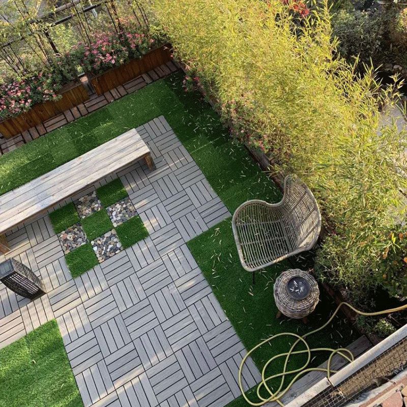 Skorter | Square Click Paver Tiles Striped Pattern Tiles