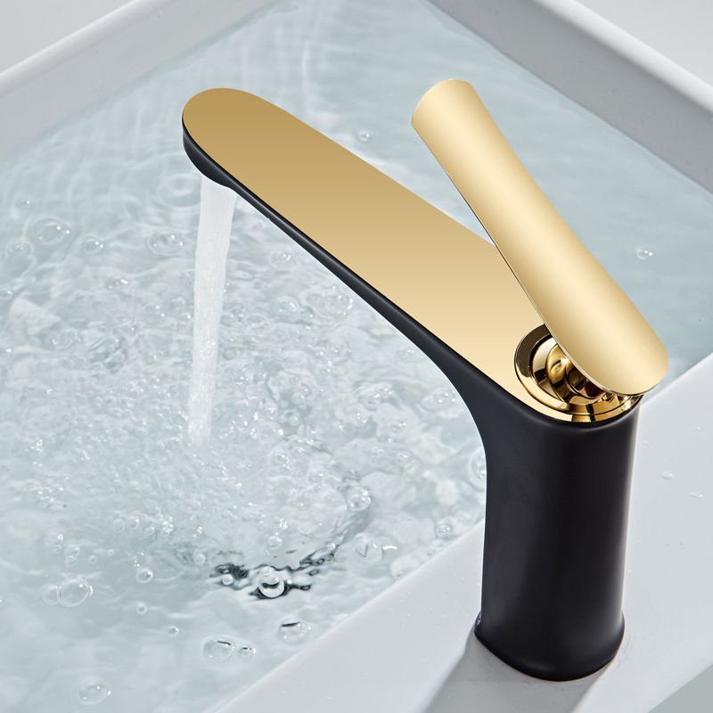 Skorter | 1 Handle Full Copper Bathroom Sink Faucet Nordic Modern Vanity Faucet with Drain