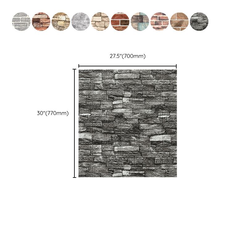 Skorter | Artificial Brick Wall Panel In Industrial Style Simple Living Living Room Wall Panel (1-Pack)