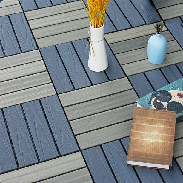 Skorter | Square Click Paver Tiles Striped Pattern Tiles