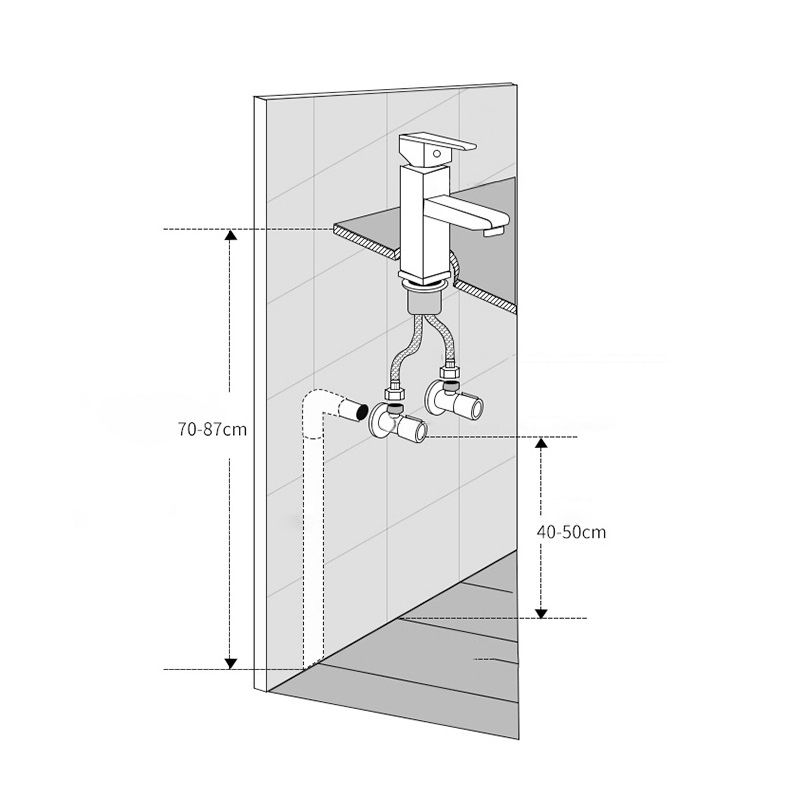 Skorter | Single Handle Water Taps Glam Style Sink Faucets for the Bathroom